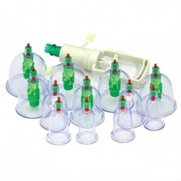 YS-0012 Банки вакуумные "ВАКУМАГ" со съемным насосом-вакууматором (12шт/уп)