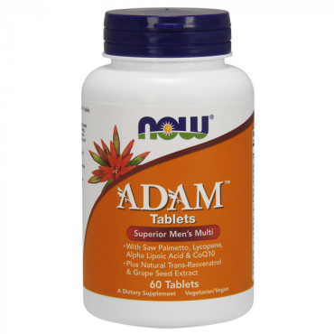 АДАМ 60таб., NOW Foods