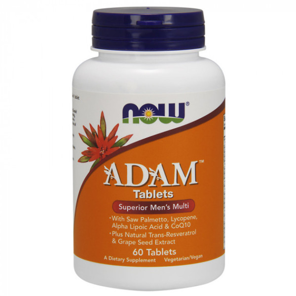 АДАМ 60таб., NOW Foods