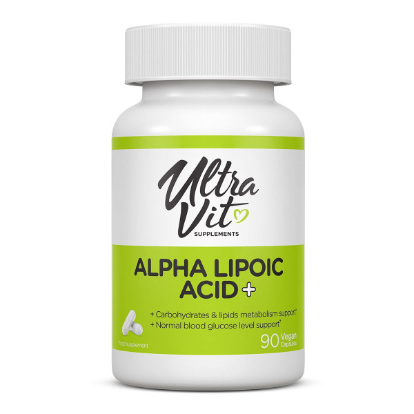 Биологически активная добавка УльтраВит Сапплементс Альфа-Липоевая кислота / 90капс