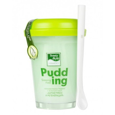 Маска для лица ночная с зеленым чаем "Антистресс и регенерация", Beauty Style