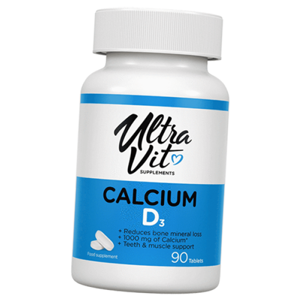 Биологически активная добавка УльтраВит Сапплементс Кальций Д3/90