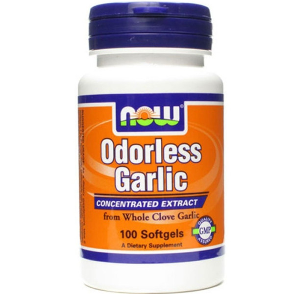 Чеснок без запаха 100капс., NOW Foods