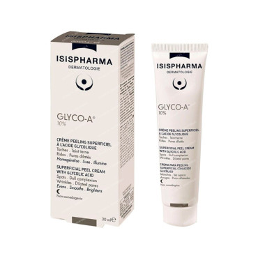 ISISPHARMA GLYC0-A 10% (Глико А 10%) крем отшелушивающий с гликолевой кислотой 10%, 30мл