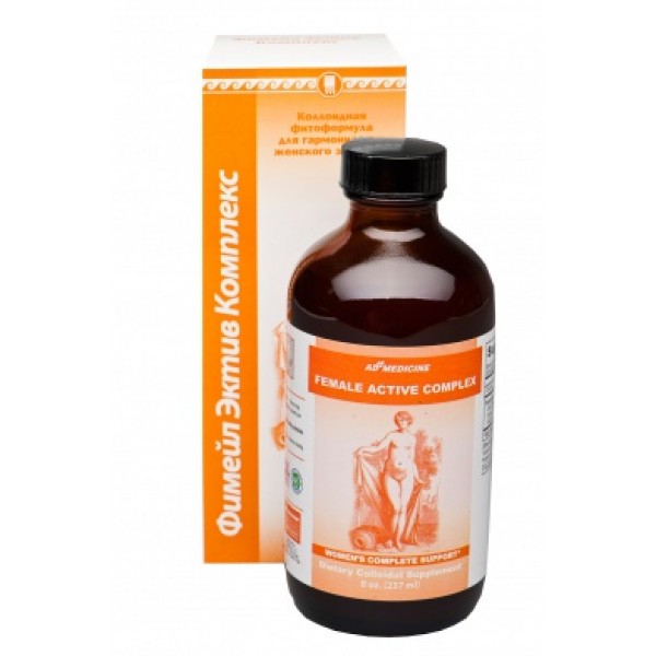 Фимейл Эктив Комплекс - для нормализации гормонального баланса в организме женщины, раствор 237 мл