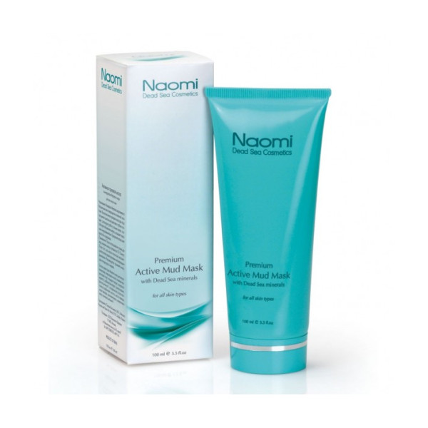 Активная грязевая маска с минералами Мертвого моря «NAOMI», 100 мл.