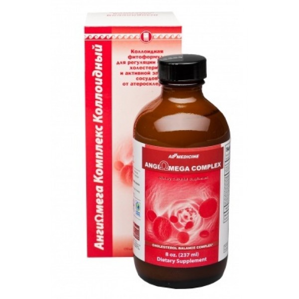 АнгиОмега Комплекс для профилактики и терапии атеросклероза, 237 мл