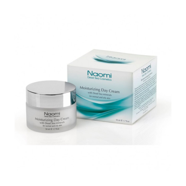 Крем для лица увлажняющий с минералами Мертвого моря «NAOMI» (для нормальной и жирной кожи)