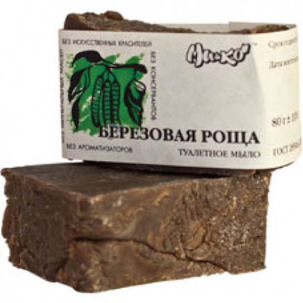 Мыло дегтярное Березовая роща, 80г