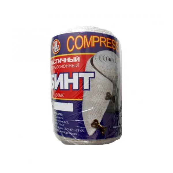 Бинт эластичный компрессионный БЭМК Высокой компрессии (1,5м х10см.)