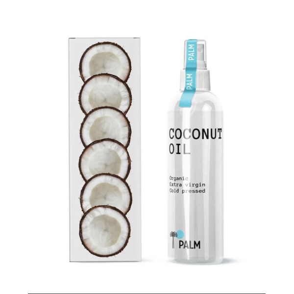 Кокосовое масло, PALM, Organic Extra Virgin Cold Pressed, 230 мл