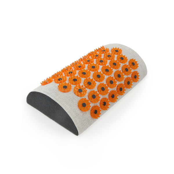 Аппликатор Кузнецова  "Тибетский аппликатор магнитный" на мягкой подложке валик для шеи, желтый