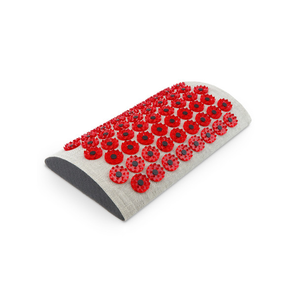 Аппликатор Кузнецова "Тибетский аппликатор магнитный" на мягкой подложке валик для поясницы, красный