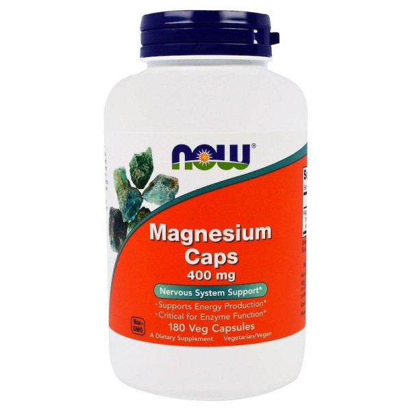 Magnesium 400мг / 180 капс., NOW Foods