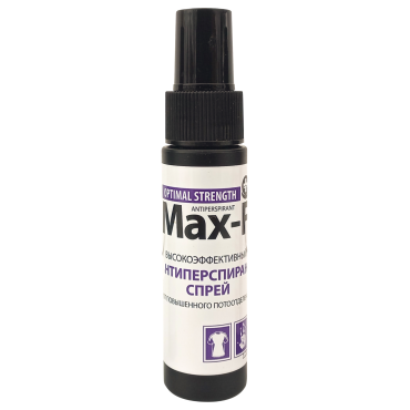 Антиперспирант спрей Max-F 20% OPTIMAL STRENGTH 50 мл