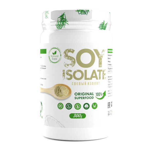 Изолят соевого белка  / Soy Protein Isolate / 300 гр