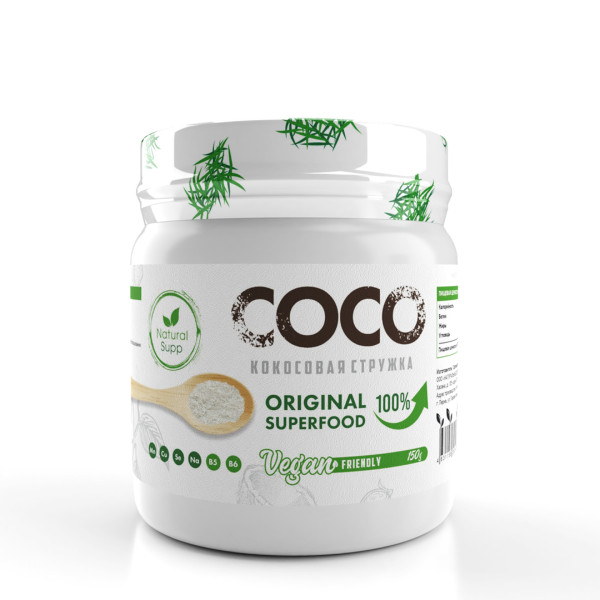 Кокосовая стружка / Coconut flakes / 150 гр.