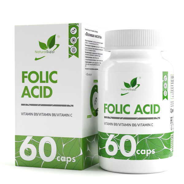 Фолиевая кислота / Folic acid / 60 капс.