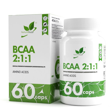 ВСАА 2:1:1 / БЦАА 2:1:1 / branched chain amino acids/ 60 капс.