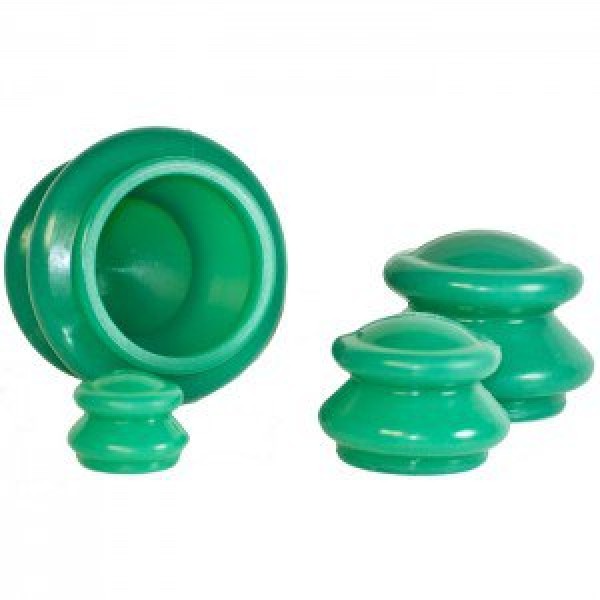 Банки для вакуумного массажа 4 шт. (силиконовые)