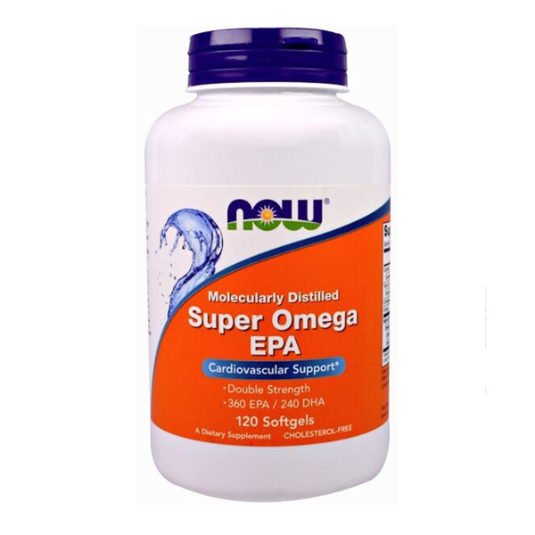Now Foods Super Omega EPA 360 мг. DHA240 мг. 120 капс.