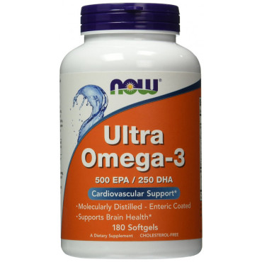 Ultra Omega-3 / 180капс., NOW Foods