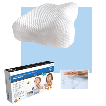 Подушка ортопедическая профилированная 40х26х7 см., MFP-4026 Baby Dream