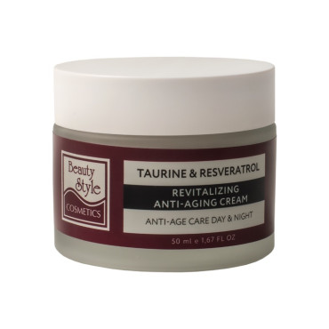 Крем возрождающий Anti Age plus 24 часа "Taurine & Resveratrol" 50 мл Beauty Style