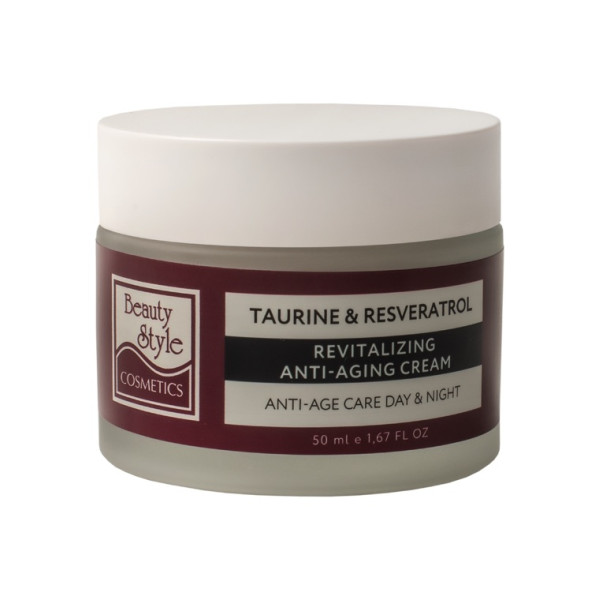 Крем возрождающий Anti Age plus 24 часа "Taurine & Resveratrol" 50 мл Beauty Style