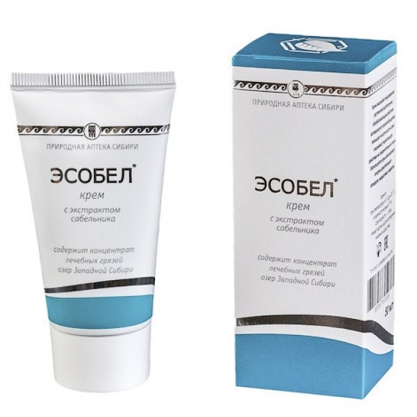 Крем массажный с экстрактом сабельника «Эсобел», 50 г