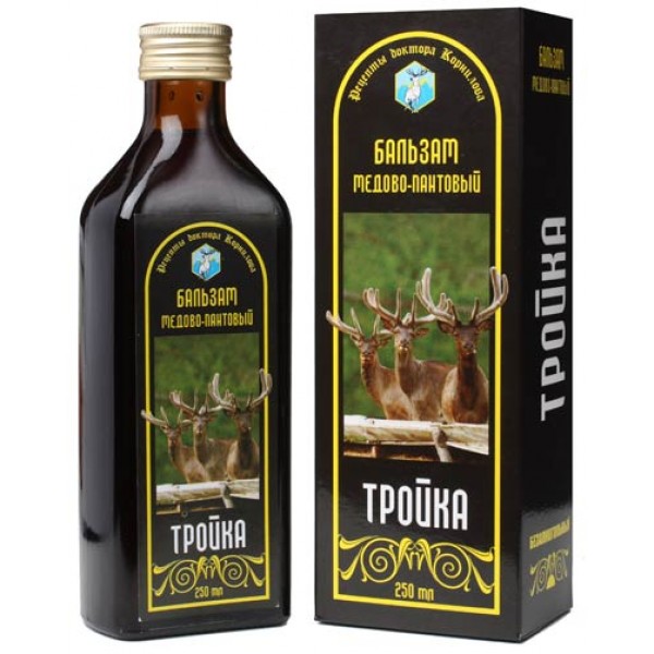 Биологически активная добавка Бальзам пантовый “Тройка” тонизирующий 250 мл